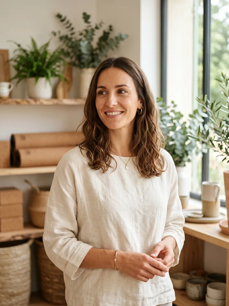 Laura, fondatrice de Corkflow, pratiquante de yoga depuis 8 ans