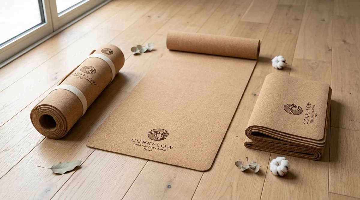 Collection tapis de yoga en liège naturel Corkflow